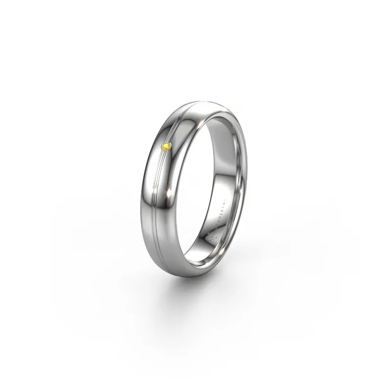 Ehering WH2142L34A 950 Platin Gelb Saphir ±4x1.7 mm