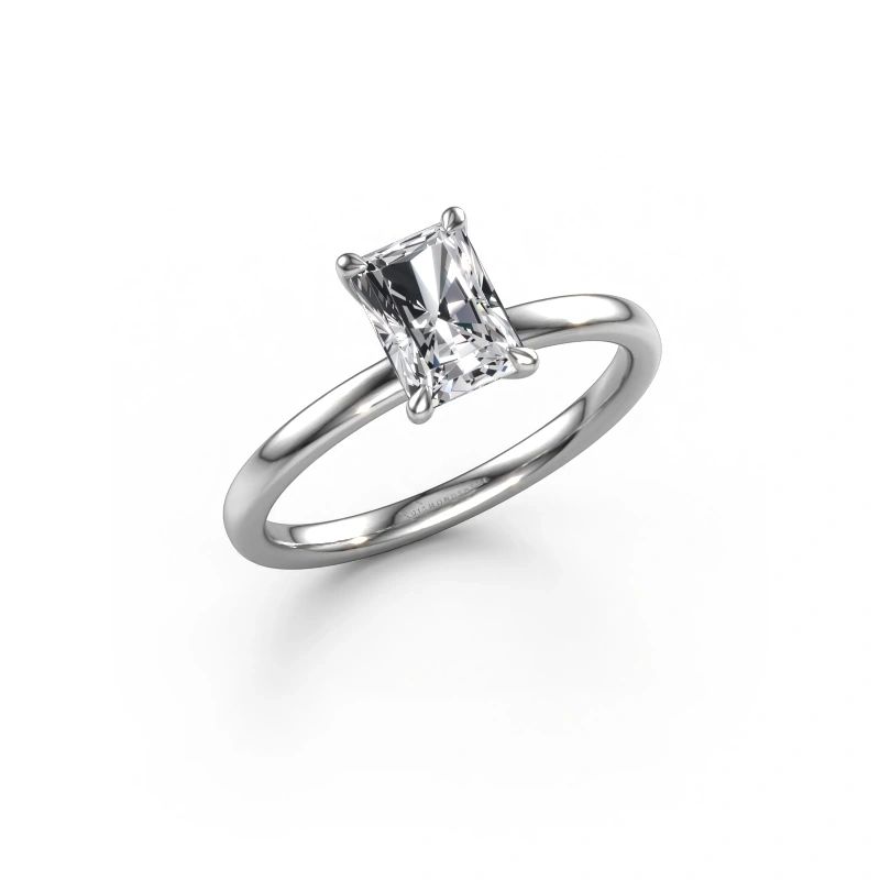 Verlovingsring Crystal RAD 1 585 witgoud lab-grown diamant 1.00 crt