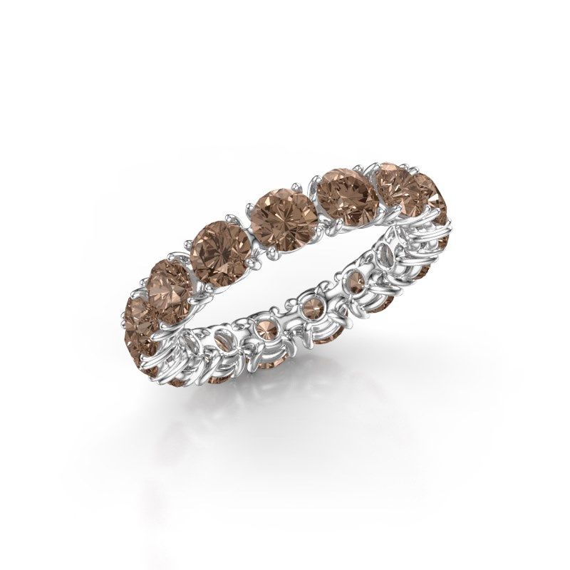 Bild von Ring vivienne 4.2<br/>585 Weißgold<br/>Braun Diamant 4.50 crt