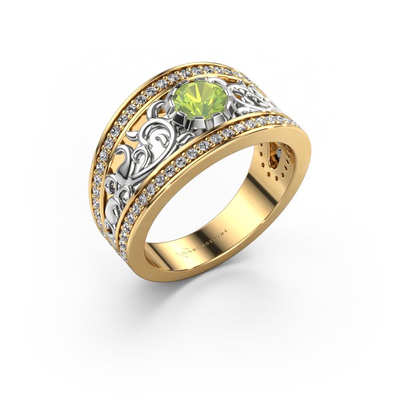 Ring Marilee 585 Gold Peridot 5 mm