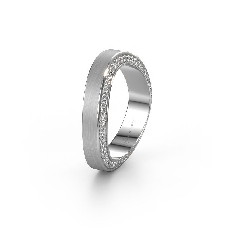 Wedding ring WH2029AM 950 platinum lab grown diamond ±5 x 2.2 mm