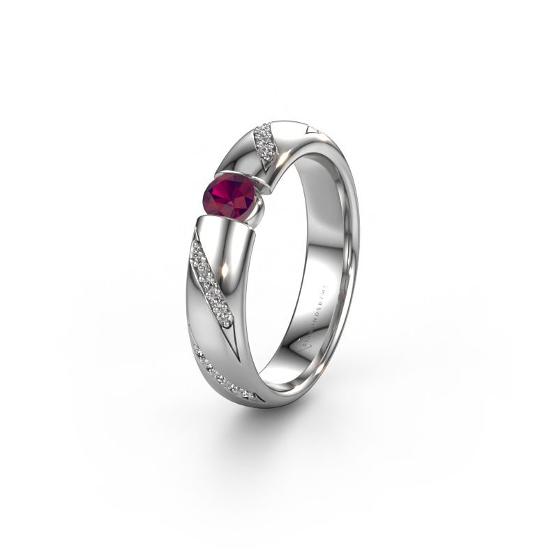 Ehering WH2102L34A 950 Platin Rhodolit ±5 x 1,7 mm
