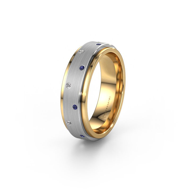 Ehering WH2134L 585 Gold Saphir ±6x2.2 mm