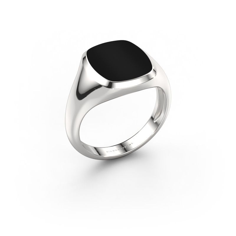 Siegelring Benjamin 2 Light 950 Platin Onyx 13x11 mm