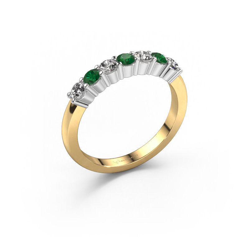 Ring Yasmin 7 585 Gold Smaragd 2.7 mm