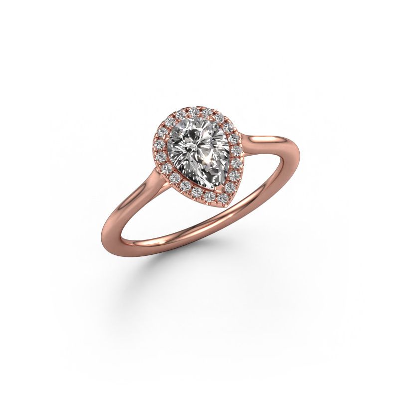 Engagement ring Seline per 1 585 rose gold lab grown diamond 0.75 crt