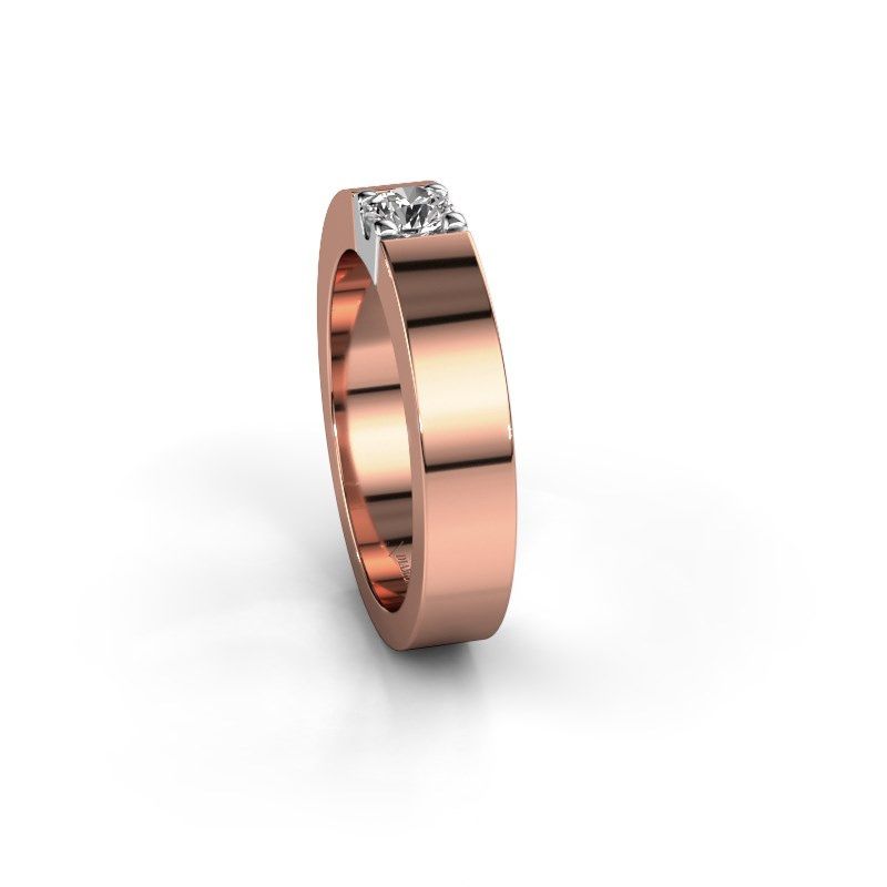 Afbeelding van Ring Dana 1 585 rosé goud diamant 0.25 crt