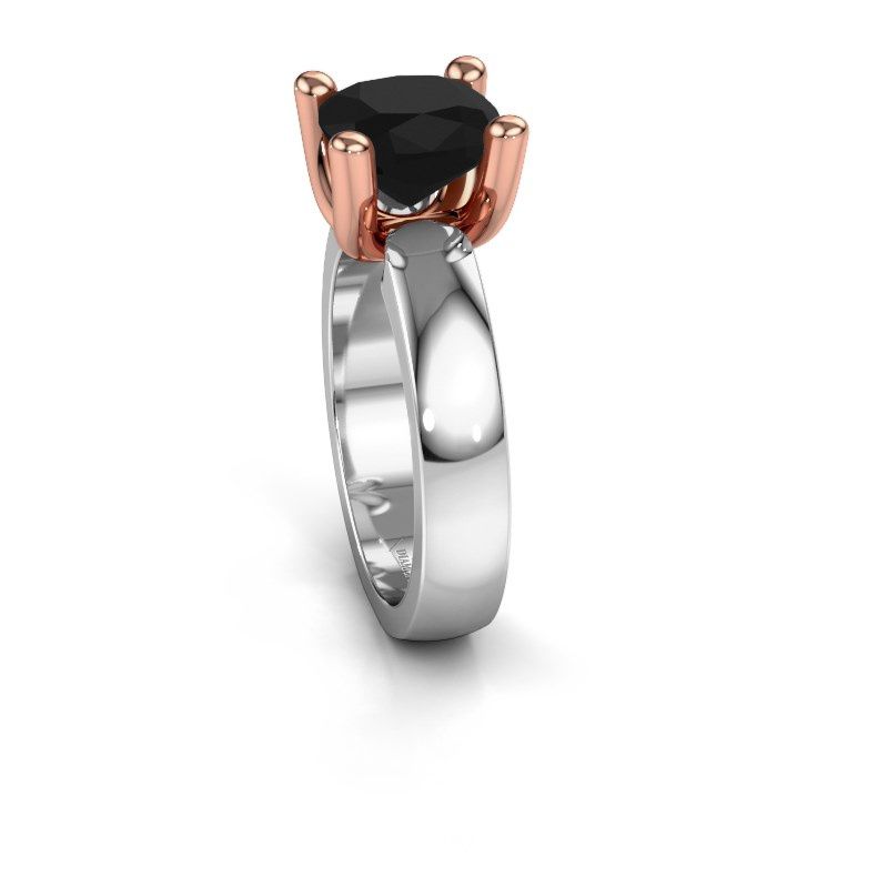 Afbeelding van Ring Clelia CUS 585 witgoud zwarte diamant 3.20 crt