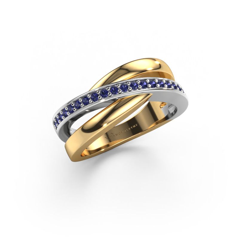Ring Colette 585 goud saffier 1.3 mm
