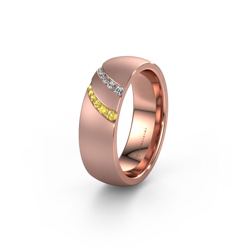 Ehering WH2015L 585 Roségold Gelb Saphir ±6,5x2 mm