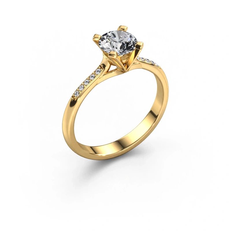 Engagement ring Isa 2 585 gold lab grown diamond 0.70 crt