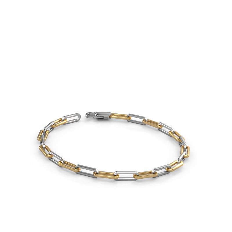 Bracelet CFE sqr 4.0 585 white gold ±4 mm