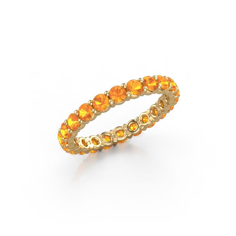 Stackable ring Heddy rnd 2.7 585 gold citrin 2.7 mm