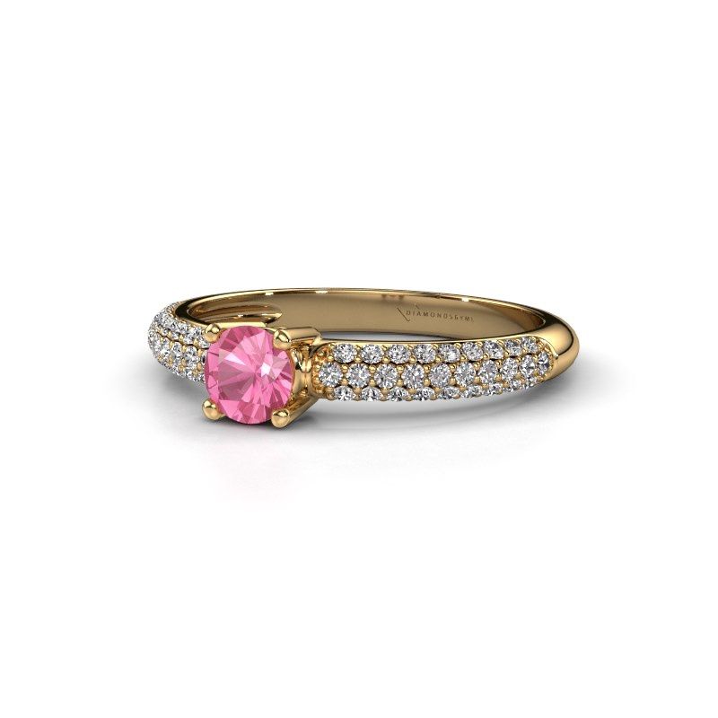 Image of Ring Marjan<br/>585 gold<br/>Pink sapphire 4.2 mm