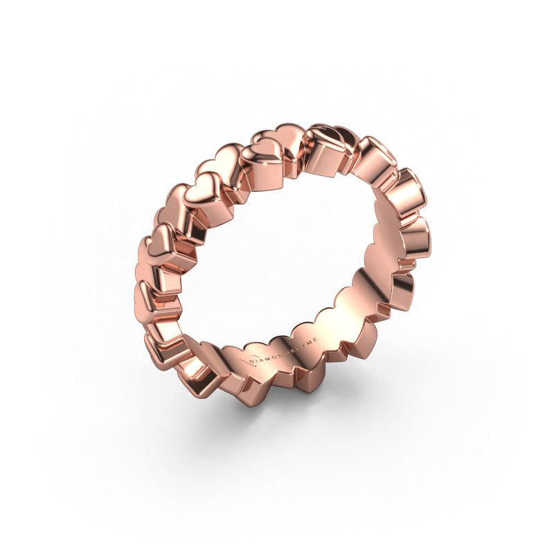 Stackable ring Lois 585 rose gold