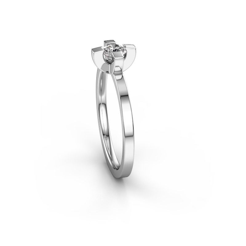 Afbeelding van Ring Therese<br/>585 witgoud<br/>Lab-grown diamant 0.30 crt