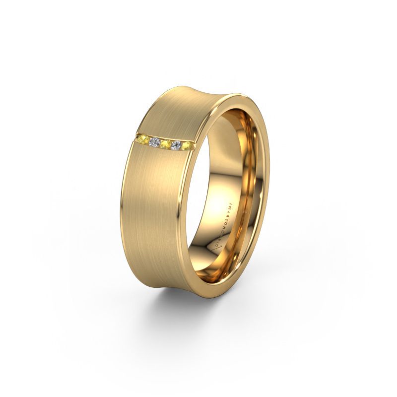 Alliance WH2021B 585 or jaune saphir jaune ±7x2 mm
