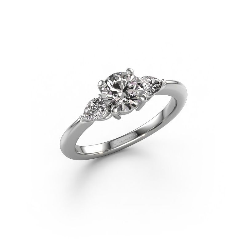 Verlobungsring Chanou RND 950 Platin Lab-grown Diamant 1.02 crt