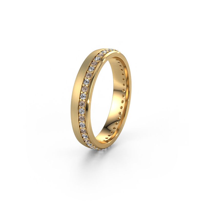 Ehering WH0303L24AM 585 Gold Braun Diamant ±4x1.7 mm