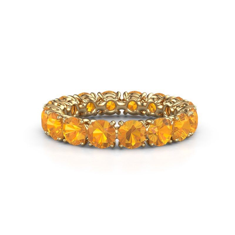 Bild von Vorsteckring vivienne 4.0<br/>585 Gold<br/>Citrin 4 mm