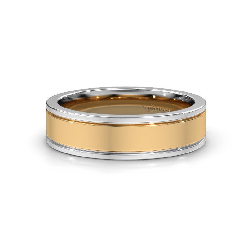 Image of Wedding ring WH0600M16BP<br/>585 gold ±6x2 mm
