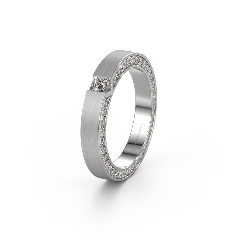 Alliance WH2140L14B 950 platine zircone ±3,5x2 mm