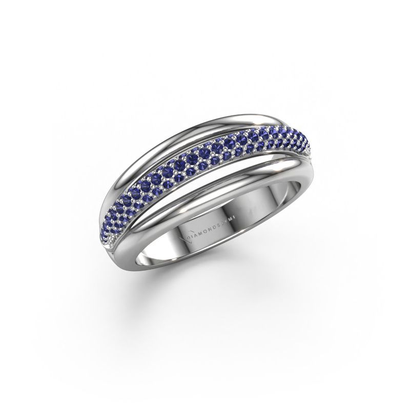 Ring Paris 950 platinum sapphire 1 mm