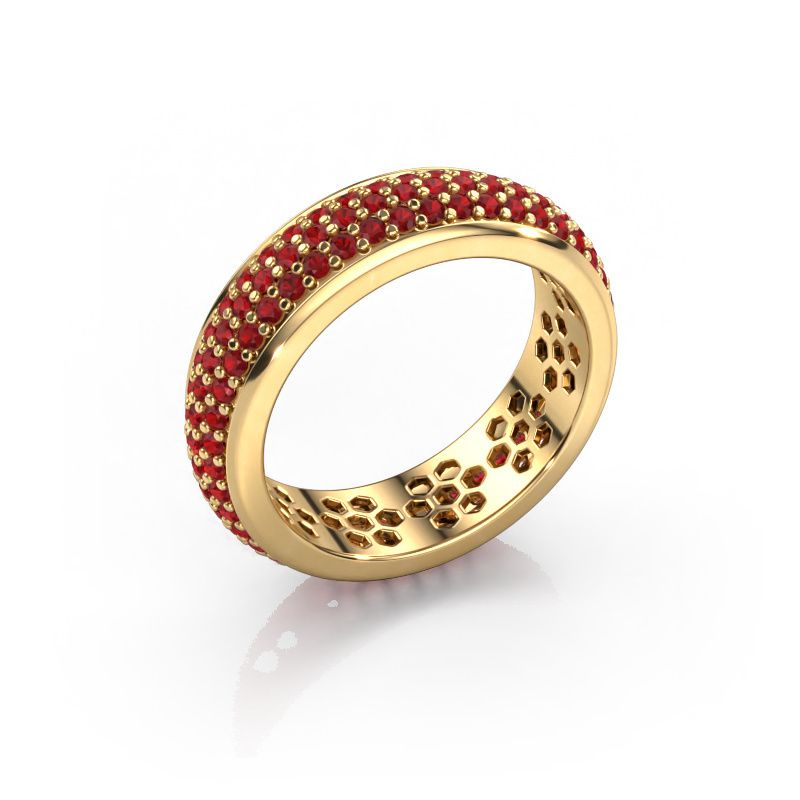 Ring Tara 585 Gold Rubin 1.3 mm