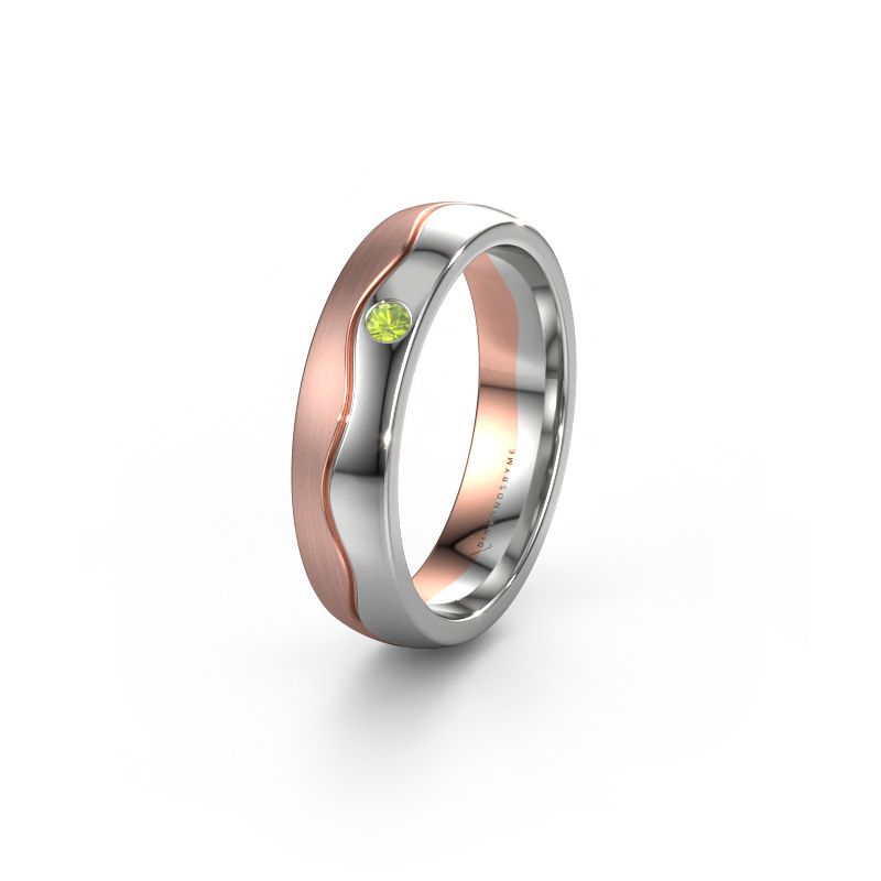 Ehering WH0701L25APM 585 Roségold Peridot ±5x1.7 mm