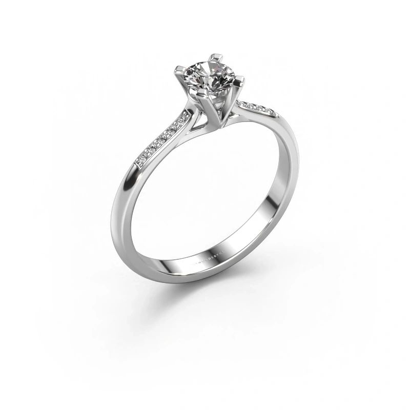 Engagement ring Isa 2 950 platinum diamond 0.30 crt
