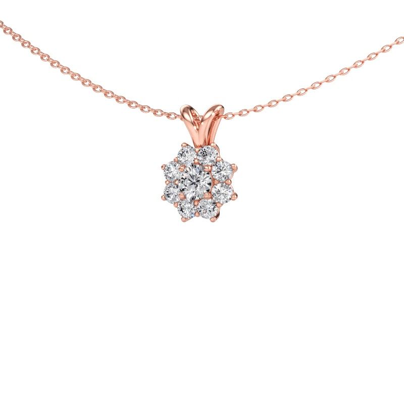 Pendant Carolyn 585 rose gold lab-grown diamond 0.69 crt