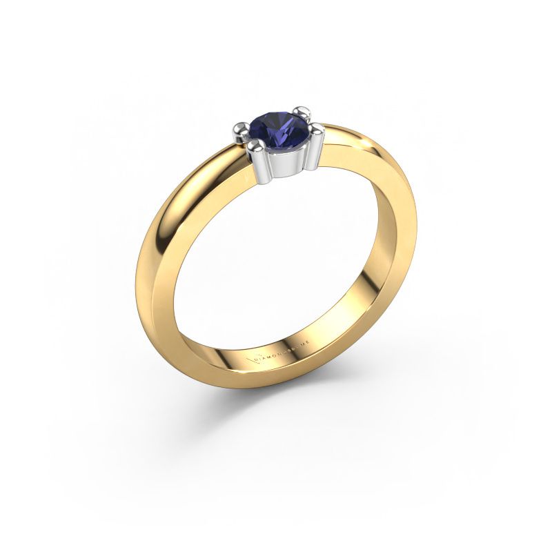 Ring Yasmin 1 585 gold sapphire 4 mm