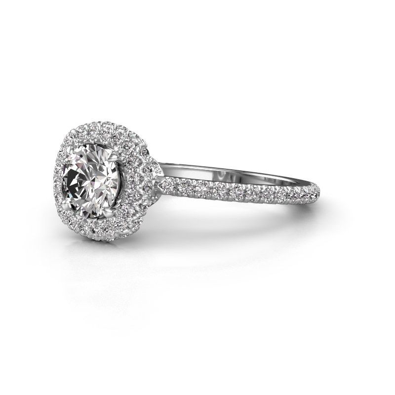 Image of Engagement ring Talitha RND 585 white gold diamond 1.688 crt