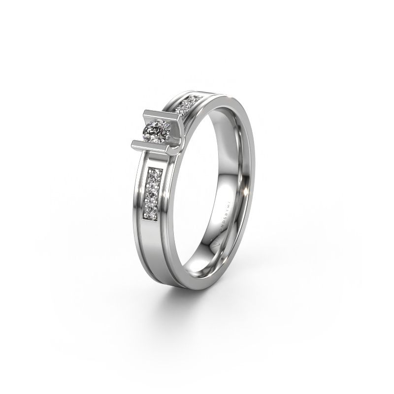 Ehering WH2108L14A 950 Platin Zirkonia ±4 x 1,7 mm
