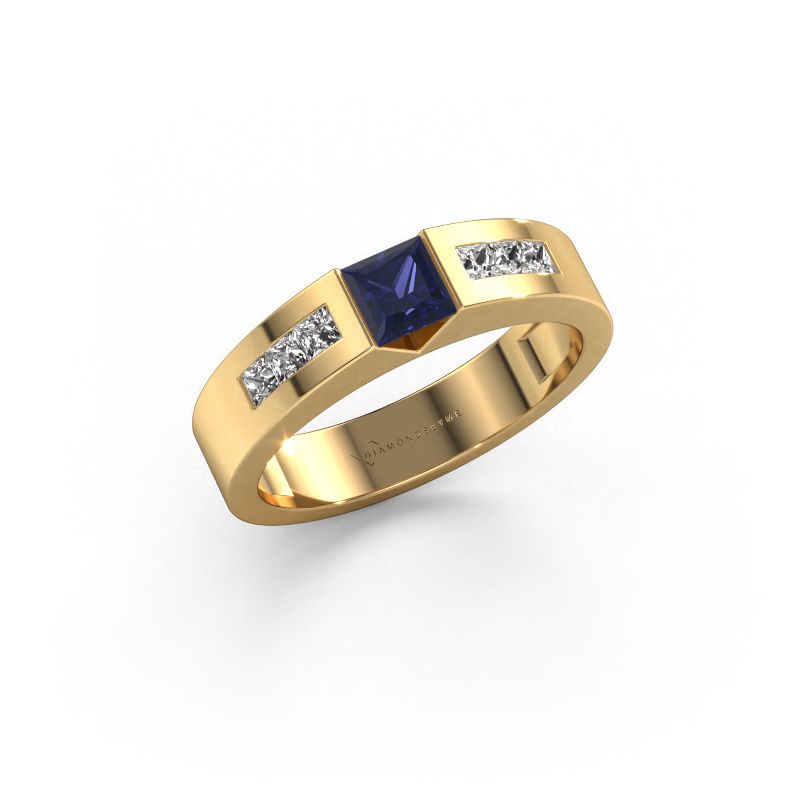 Verlobungsring Arlena 2 585 Gold Saphir 4 mm