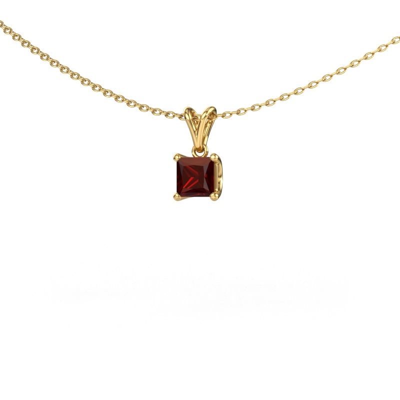 Anhänger Sam SQR 585 Gold Granat 4.5 mm