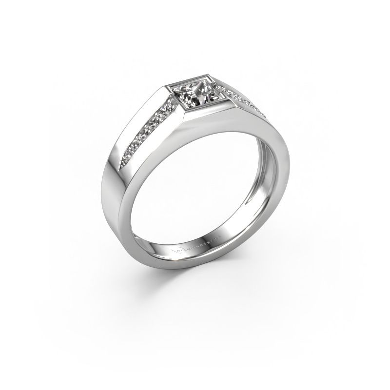 Pinkring Simon 950 platina diamant 0.661 crt