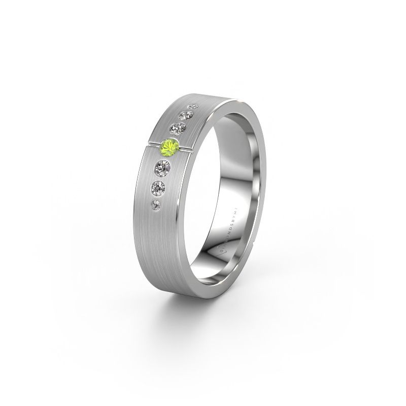 Ehering WH1101L15SAM 585 Weißgold Peridot ±5 x 1,7 mm