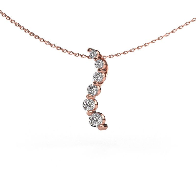 Anhänger Celeste 1 585 Roségold Zirkonia 2 mm