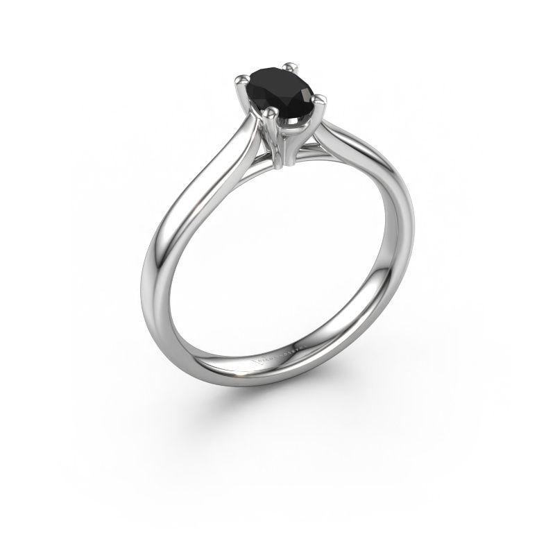 Verlobungsring Mignon OVL 1 950 Platin Schwarz Diamant 1.40 crt