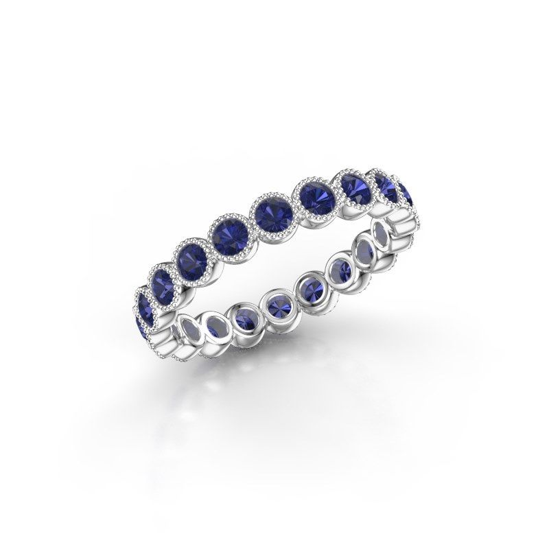 Image of Ring mariam 0.05<br/>950 platinum<br/>Sapphire 2.4 mm