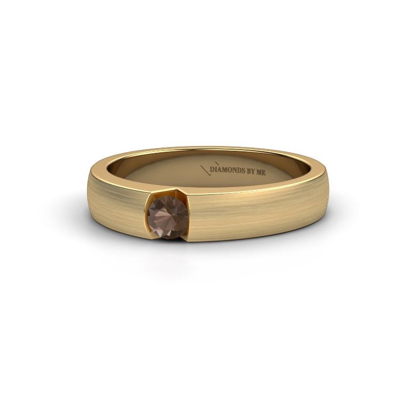 Image de Bague de fiançailles Theresia<br/>585 or jaune<br/>Quartz fumé 3.4 mm