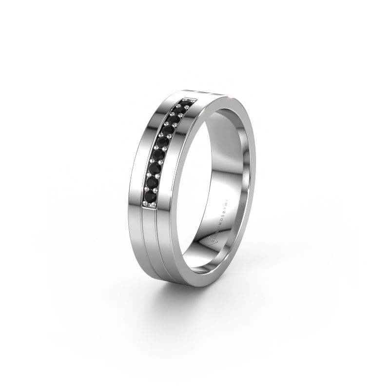 Ehering WH0413L15AP 950 Platin Schwarz Diamant ±5x1.7 mm