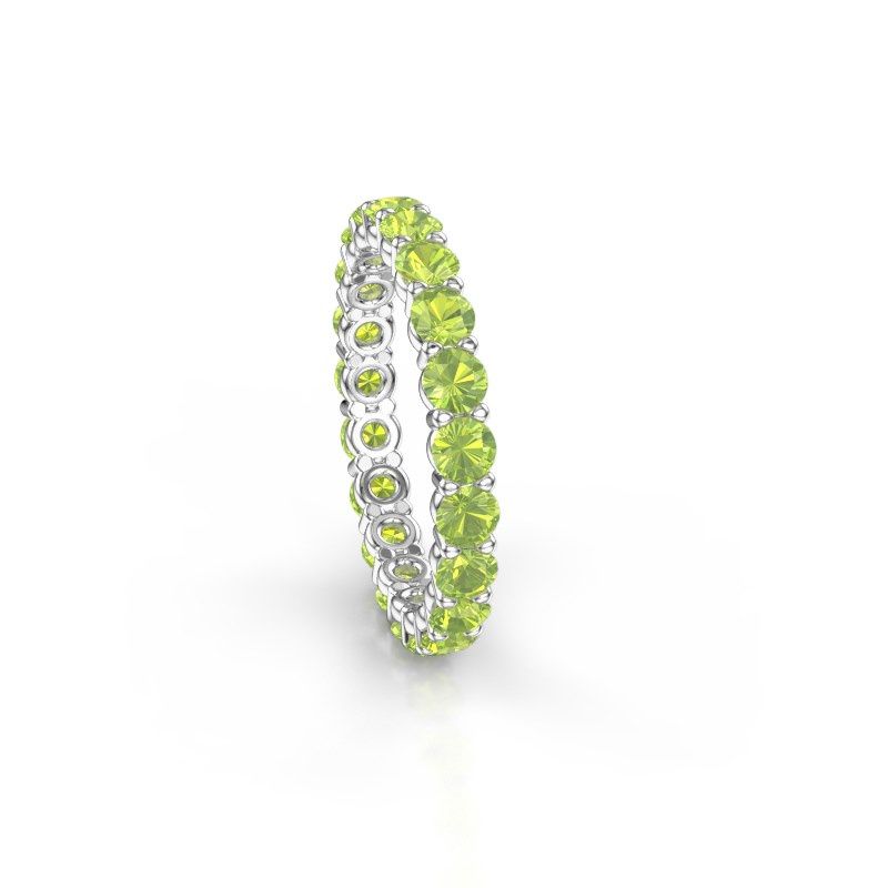 Bild von Ring heddy rnd 2.9<br/>585 Weißgold<br/>peridot 2.9 mm