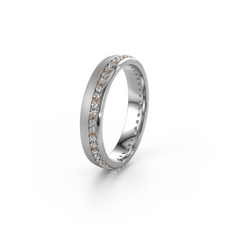 Ehering WH0303L24AM 950 Platin Braun Diamant ±4x1.7 mm