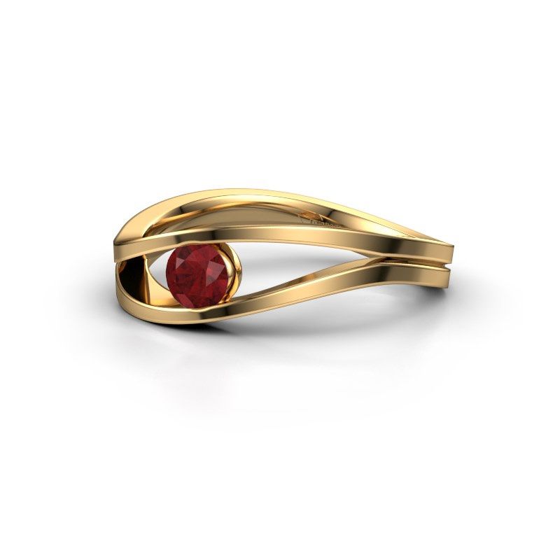Image of Ring Sigrid 1<br/>585 gold<br/>Ruby 4 mm