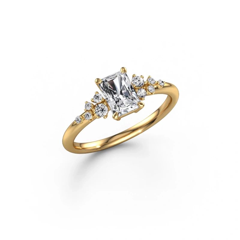 Engagement ring Royce RAD 585 gold diamond 0.883 crt