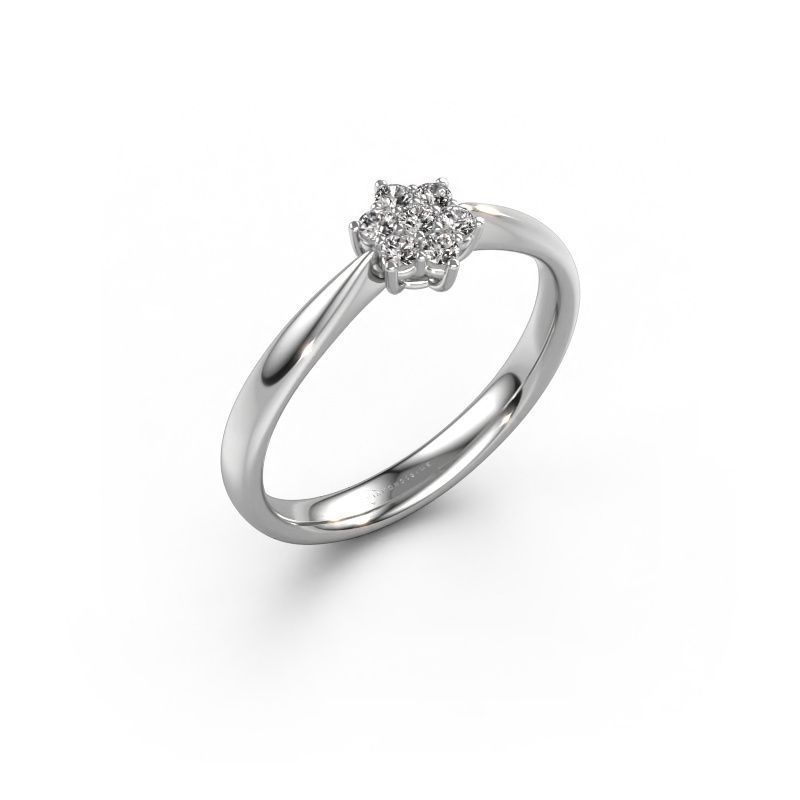 Verlobungsring Chantal 1 950 Platin Diamant 0.02 crt