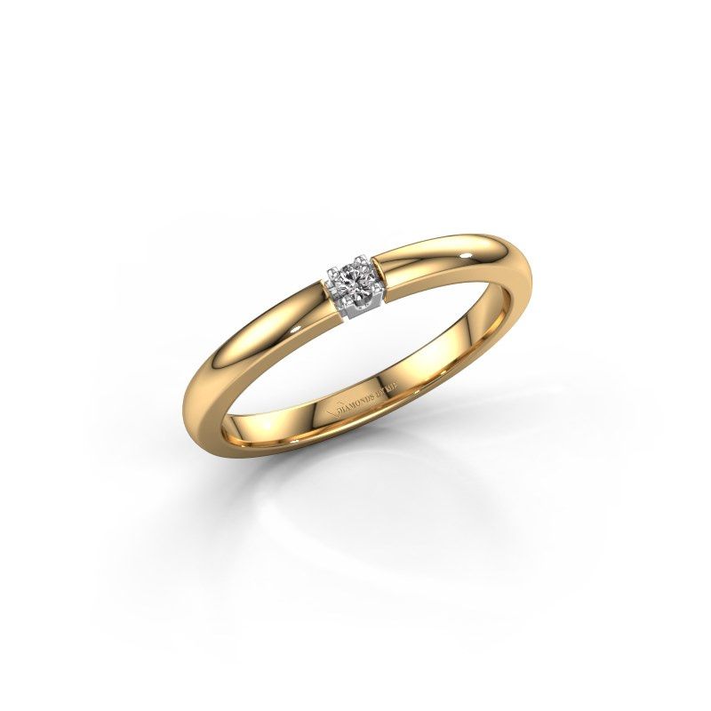 Afbeelding van Ring Rianne 1<br/>585 goud<br/>Diamant 0.03 crt