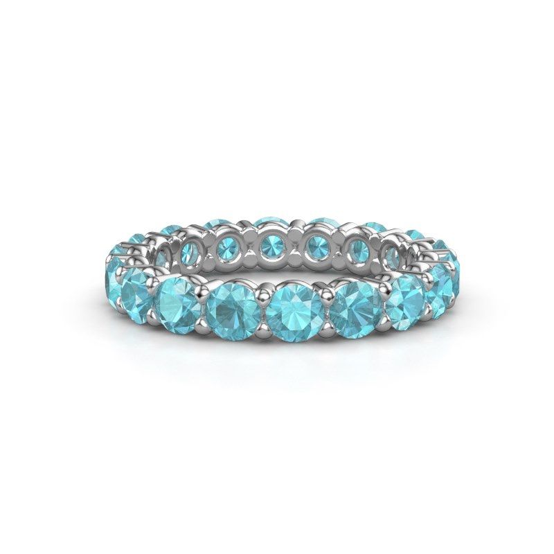 Bild von Ring heddy rnd 3.4<br/>950 Platin<br/>Blau Topas 3.4 mm